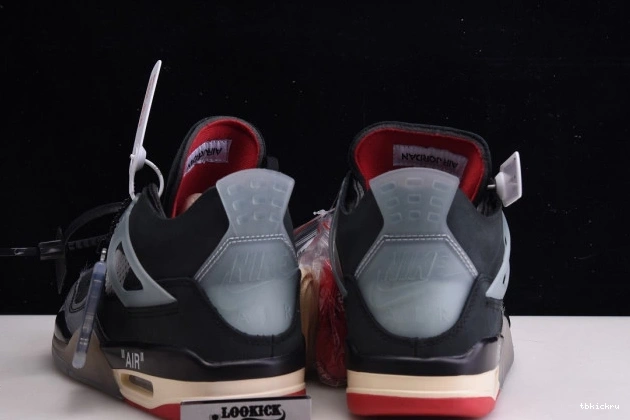 Reps TBK Retro CV9388-001 4 Jordan x White Off Bred Air 0731